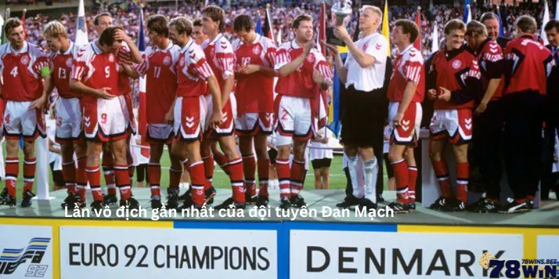 Lần vô địch gần nhất của đội tuyển Đan Mạch